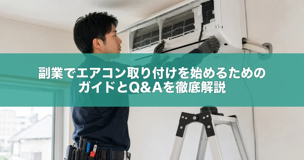 副業でエアコン取り付けを始めるためのガイドとQ&Aを徹底解説