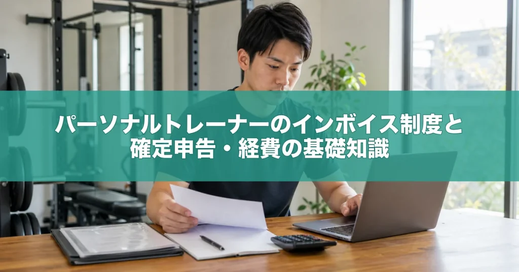 パーソナルトレーナーのインボイス制度と確定申告・経費の基礎知識